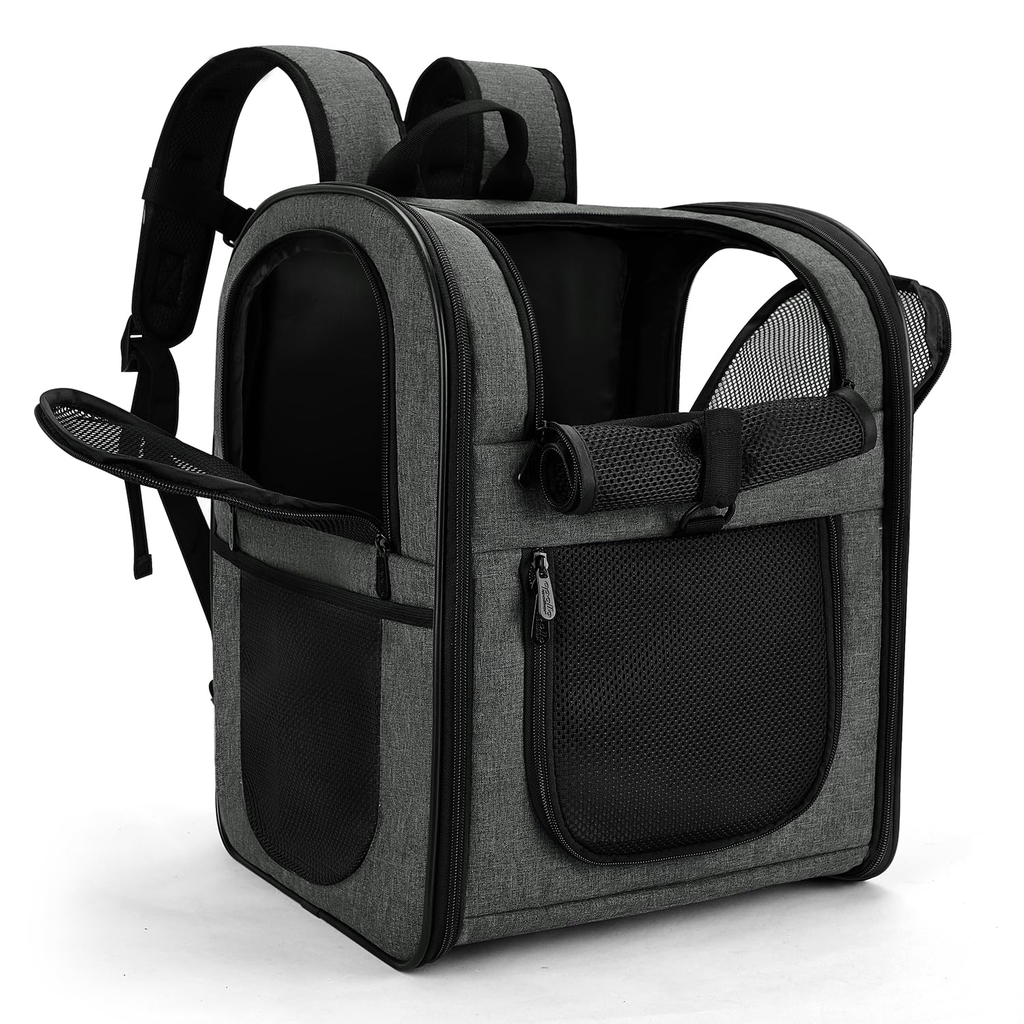 Reusable Dog Backpack - Charcoal