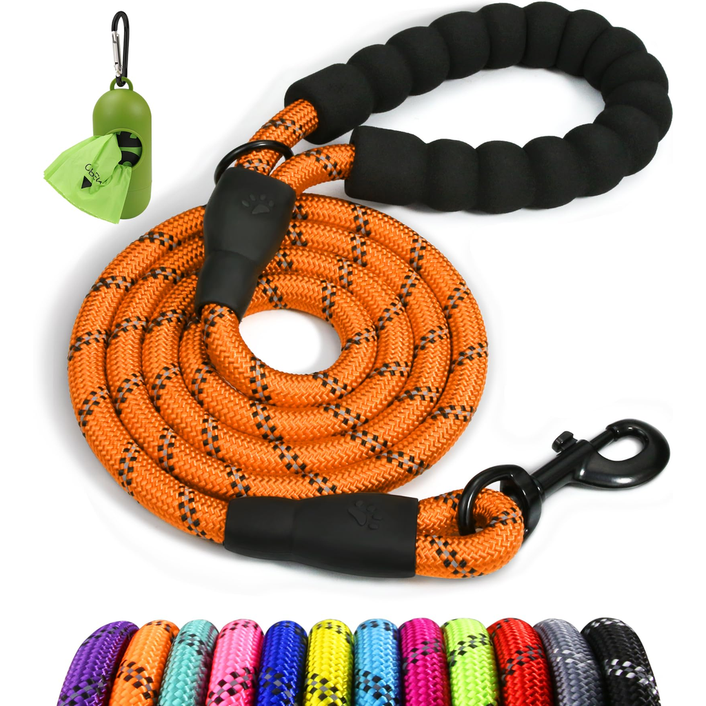 Indoor Reflective Leash - White