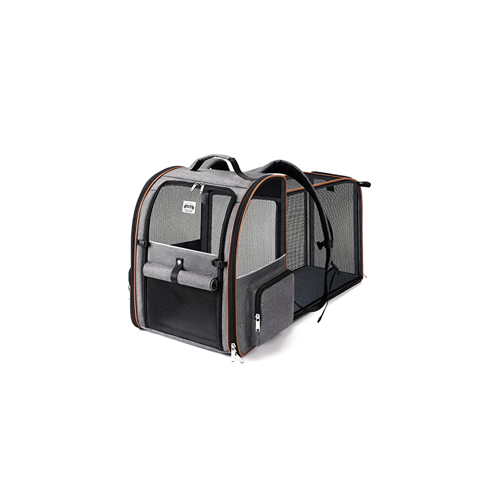Premium Dog Backpack - White