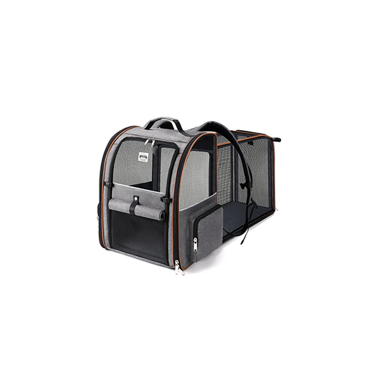 Premium Dog Backpack - White