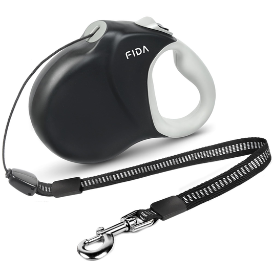 Adjustable Retractable Leash - White